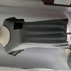 August Silk hi lo 100% Rayon with mesh. Size Small